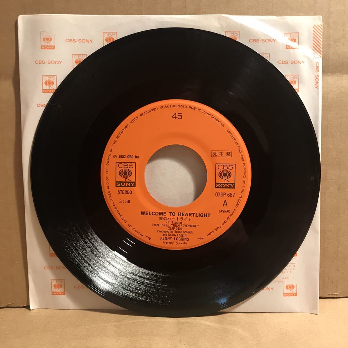 Kenny Loggins - Welcome To Heartlight / Only A Miracle promo 7inch_画像4