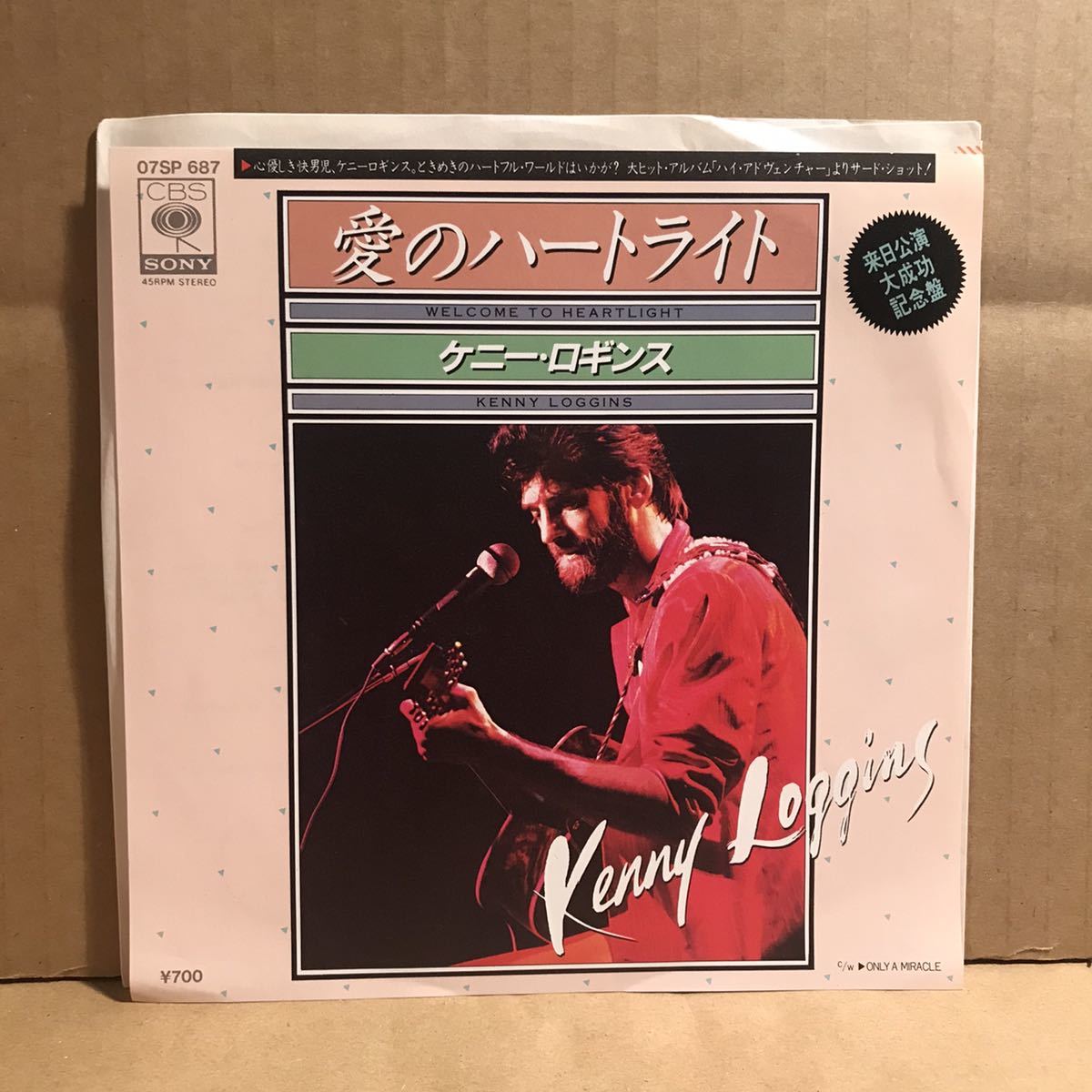 Kenny Loggins - Welcome To Heartlight / Only A Miracle promo 7inch_画像1