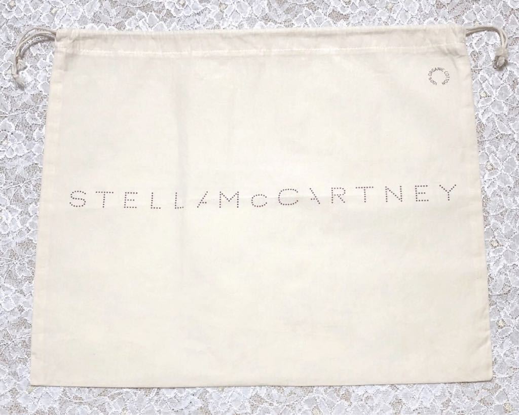 ステラ・マッカートニー「 Stella McCartney 」 バッグ保存袋（1210）内袋 布袋 付属品 巾着袋 47×39cm ベージュ_画像2