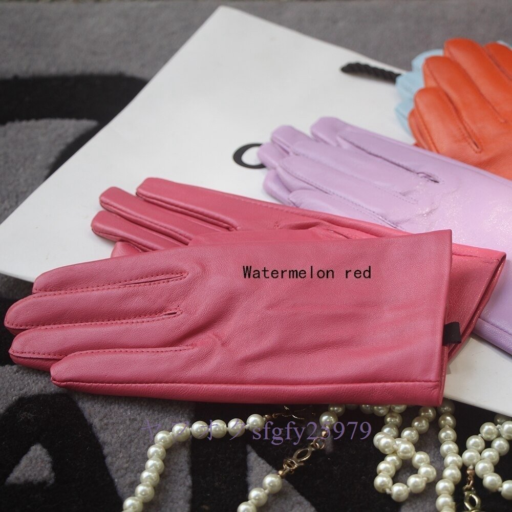 P510* new goods Ram leather color leather book@ leather gloves glove lady's XS~2XL