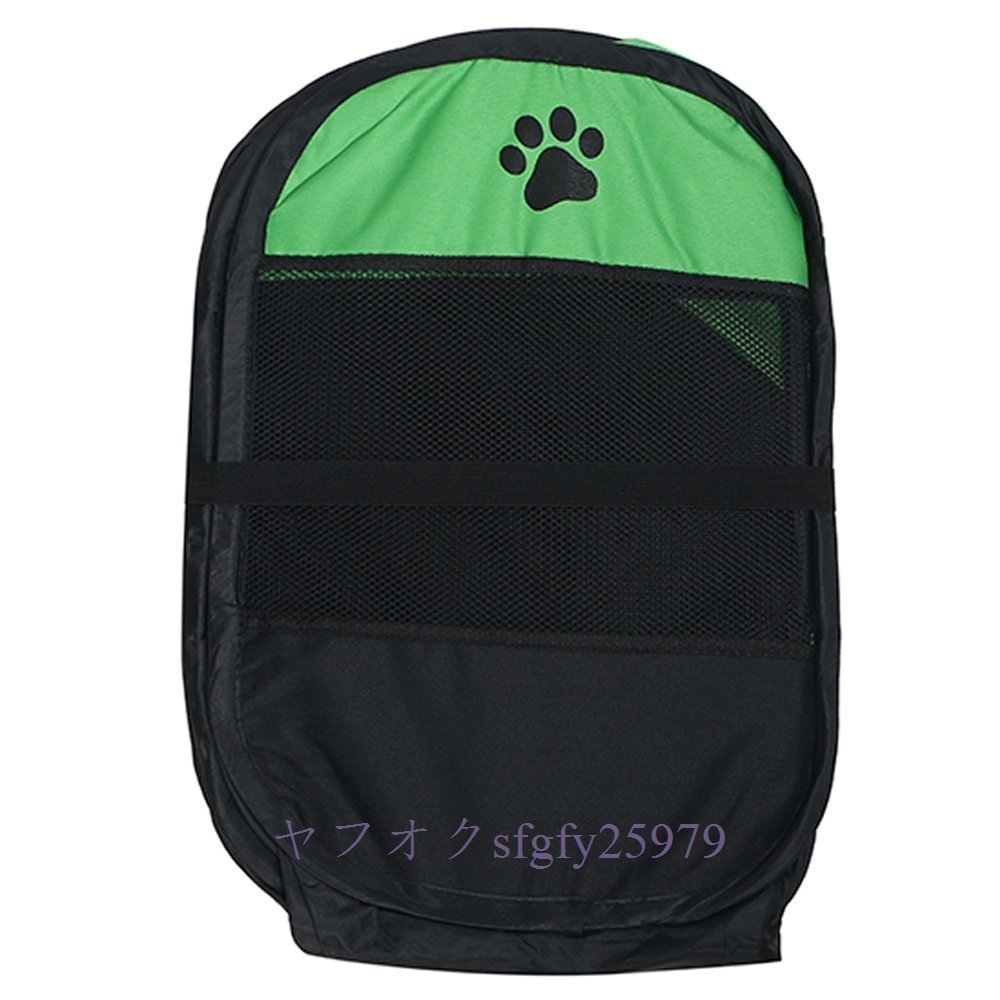 N284* новый товар домашнее животное Circle собака кошка клетка палатка складной легкий compact уличный предотвращение бедствий салон собака маленький размер собака средний собака заяц (M зеленый × черный )