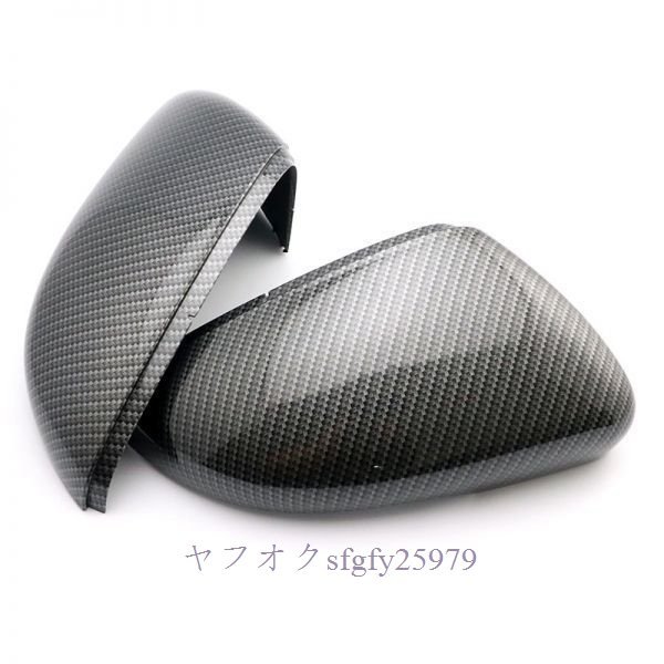 M840* new goods side rearview mirror cover. exchange Volkswagen Golf 6 2008-2012 carbon fibre pattern black cover 