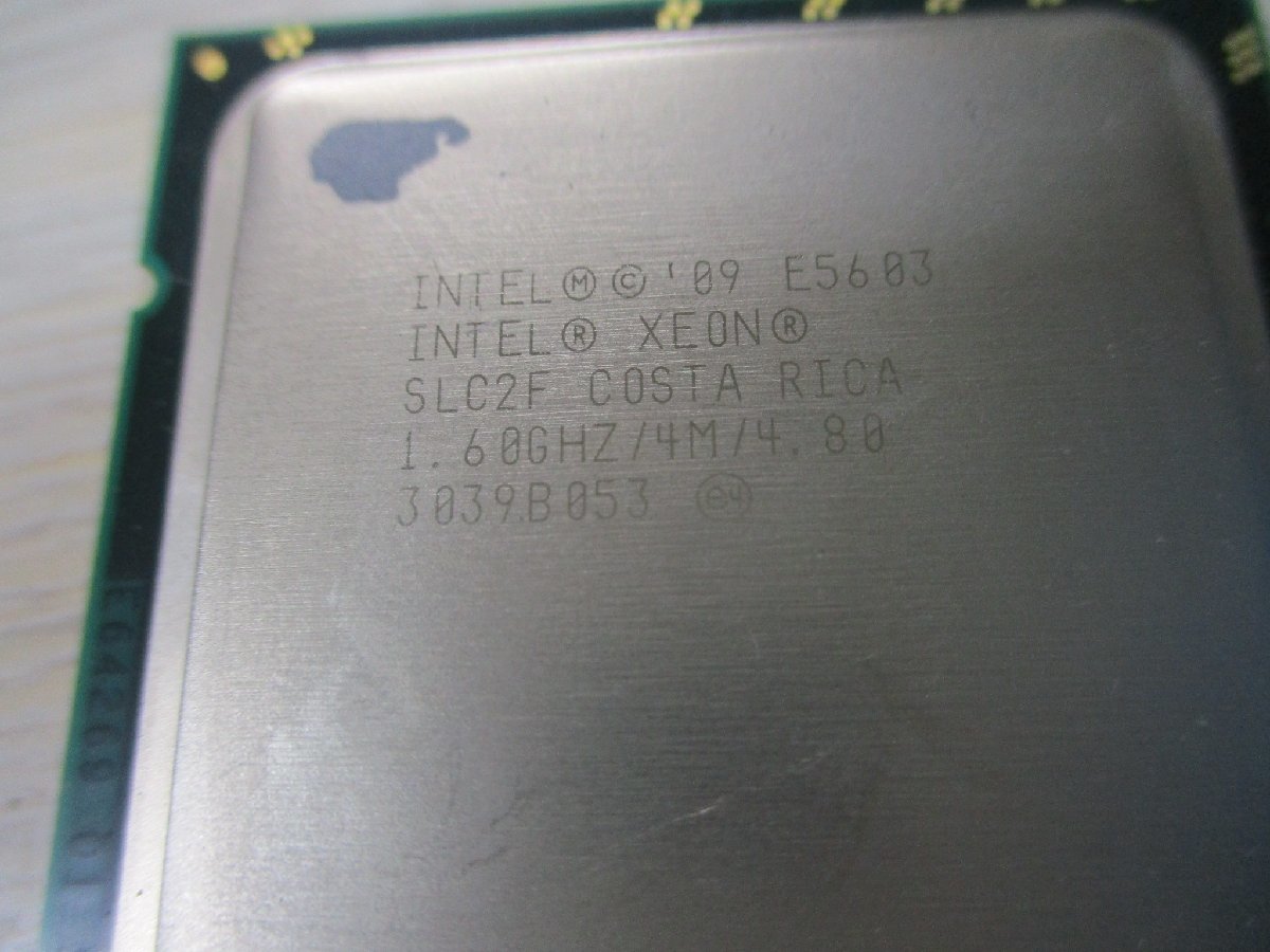 220929[2]＊インテル/INTEL＊XEON/E5603/SLC2F 1.60GHZ/4M/4.80/CPU_画像2