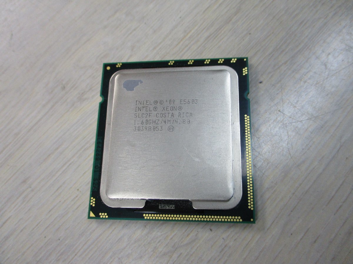 220929[2]＊インテル/INTEL＊XEON/E5603/SLC2F 1.60GHZ/4M/4.80/CPU_画像1