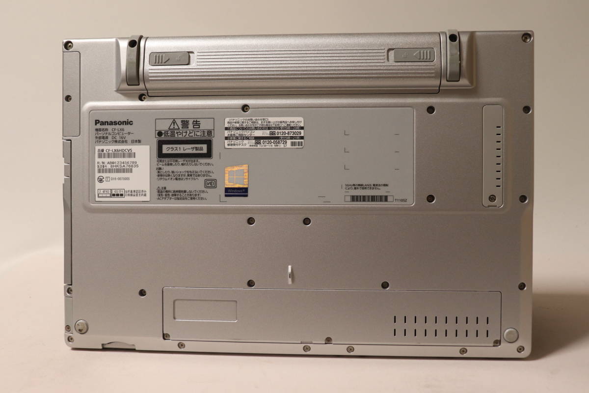 M347. Panasonic Let's SSDなし Core CF-LX6HDCVS CF-LX6 note 