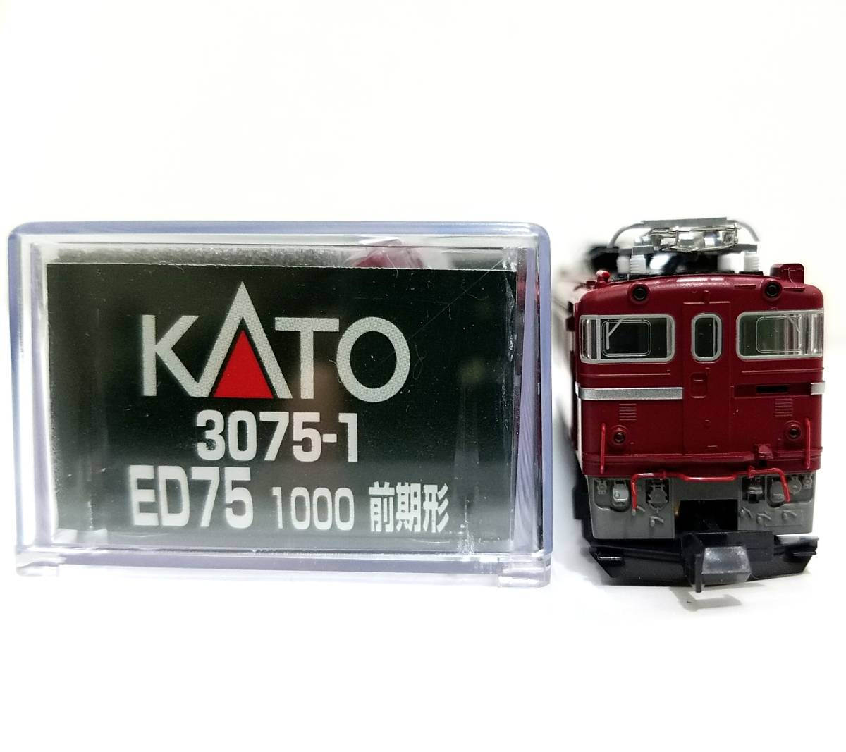 新品同様品KATO 3075-1 ED75 1000前期形ブルートレイン普通列車 高速コンテナ貨物列車 牽引ゆうづる あけぼのNゲージ動力車カトー鉄道模型_画像5