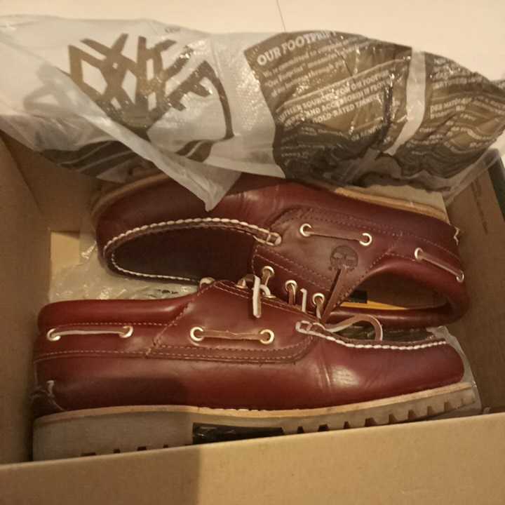 新品ティンバーランドTimberlandデッキシューズ モカシンsize27.0バーガンディ 3eye ティンバーランド デッキシューズ バーガンディ