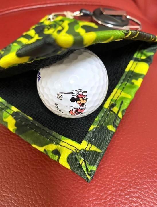 高品質の激安 ゴルフボールクリーナー クロスファイバー カラビナ付き