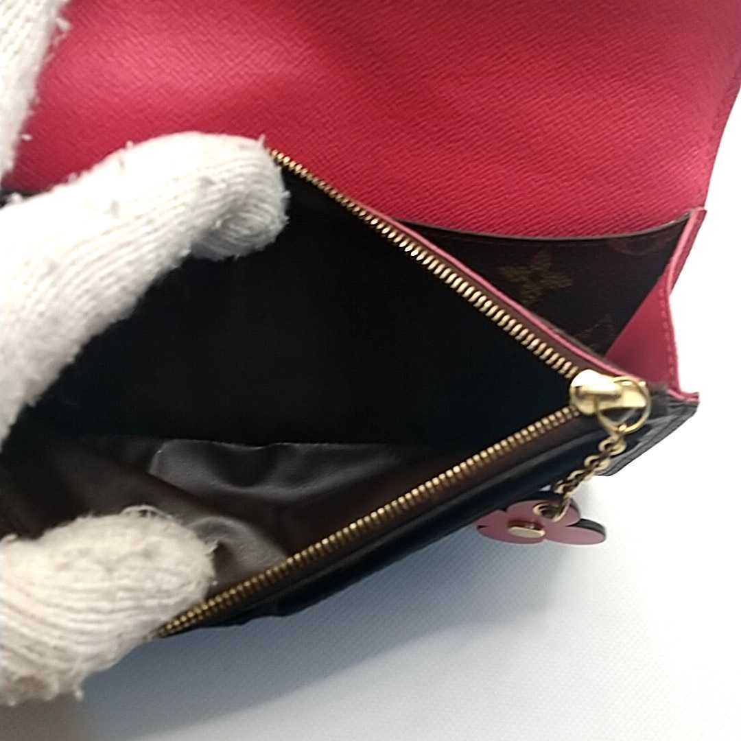 美品】ルイヴィトン モノグラム ポルトフォイユ エミリー フラワー