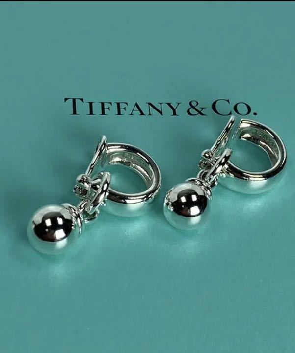 Tiffany＆Co. ティファニー シルバーボールフープイヤリング925