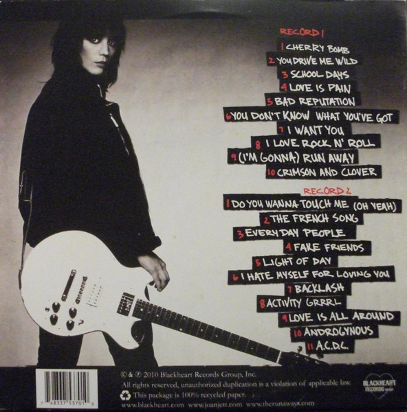 JOAN JETT & THE BLACKHEARTS-Greatest Hits (US Orig.2xLP, GS/_画像2