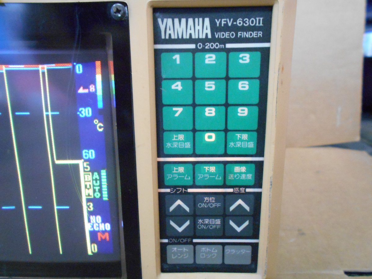 国内外の人気集結! ヤマハ 魚探 YFV-630Ⅱ VIDEO FINDER sushitai.com.mx