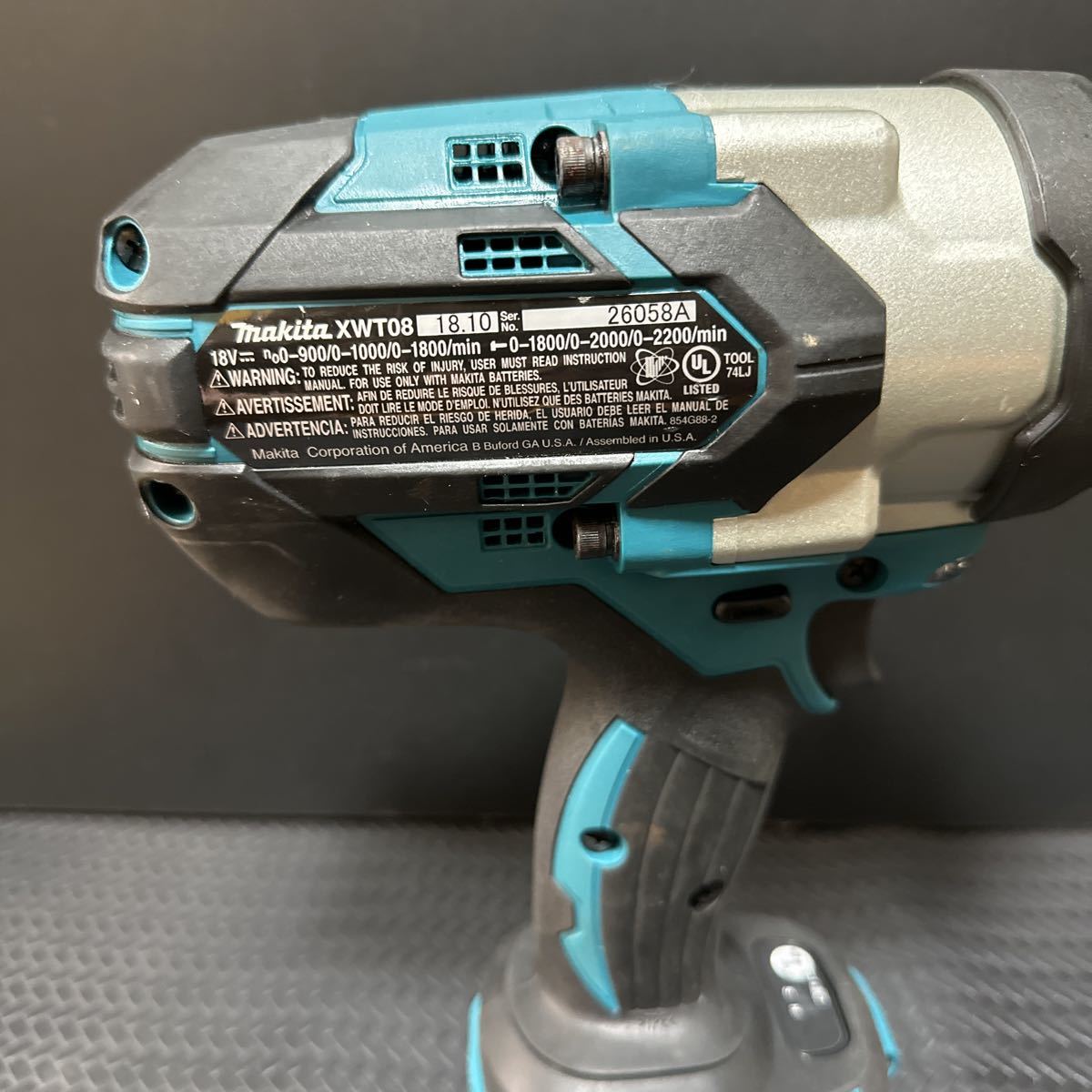 Makita XWT08 18v最強 12.7mm2/1 インパクトレンチ アメリカマキタモデル_画像3