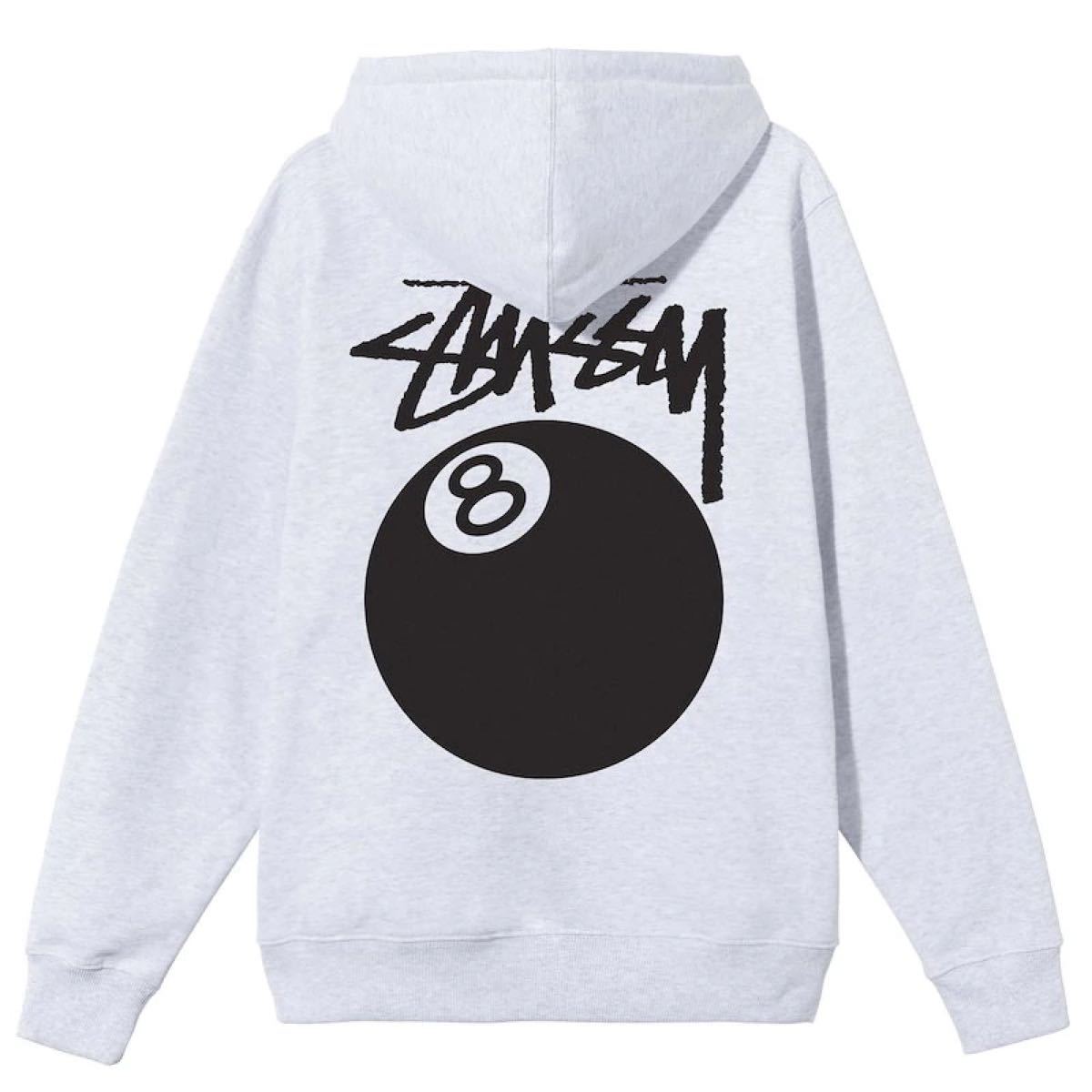 新品】ステューシー stussy スウェット パーカー サイズL グレー 8