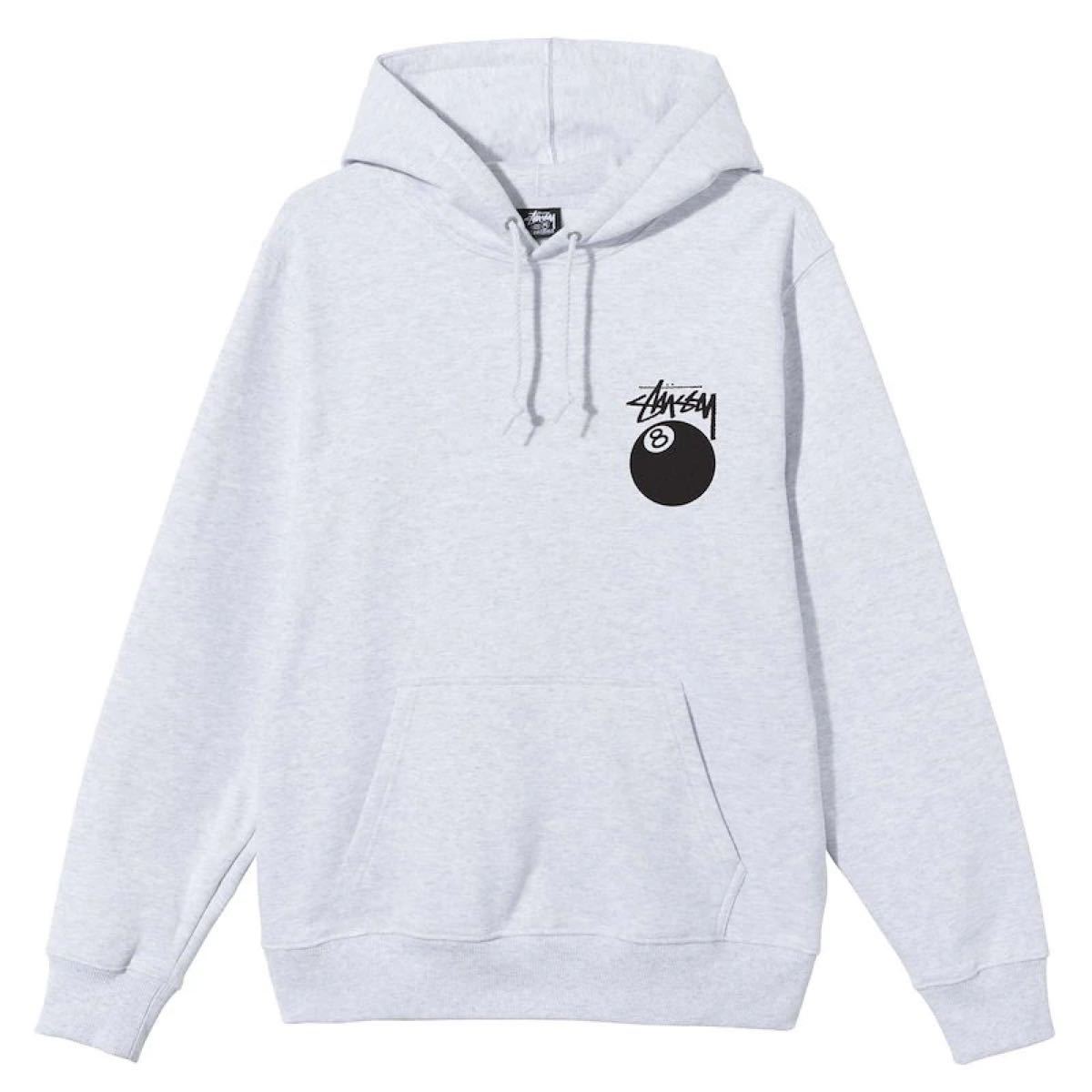 新品】ステューシー stussy スウェット パーカー サイズL グレー 8