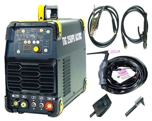  alternating current / direct current inverter TIG welding machine TIG250PX AC/DC full digital type! height performance / high performance Pal s welding single phase 100V/200V common use iron * stain * aluminium . possible f
