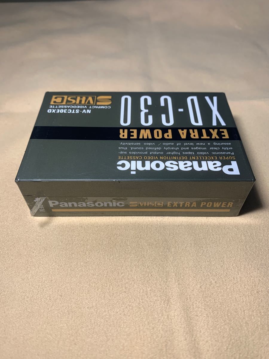 Panasonic VHS-C ビデオカセットテープ　XD-C30 【未開封】