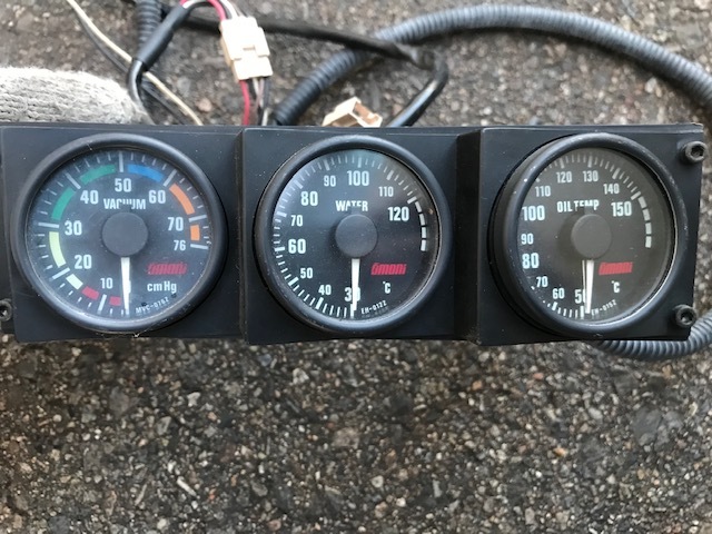  selling out Silvia S13 S14 S15 180SX RPS13 Omori meter vacuum water temperature gage oil temperature gauge Hakosuka Ken&Mary highway racer that time thing junk treatment 