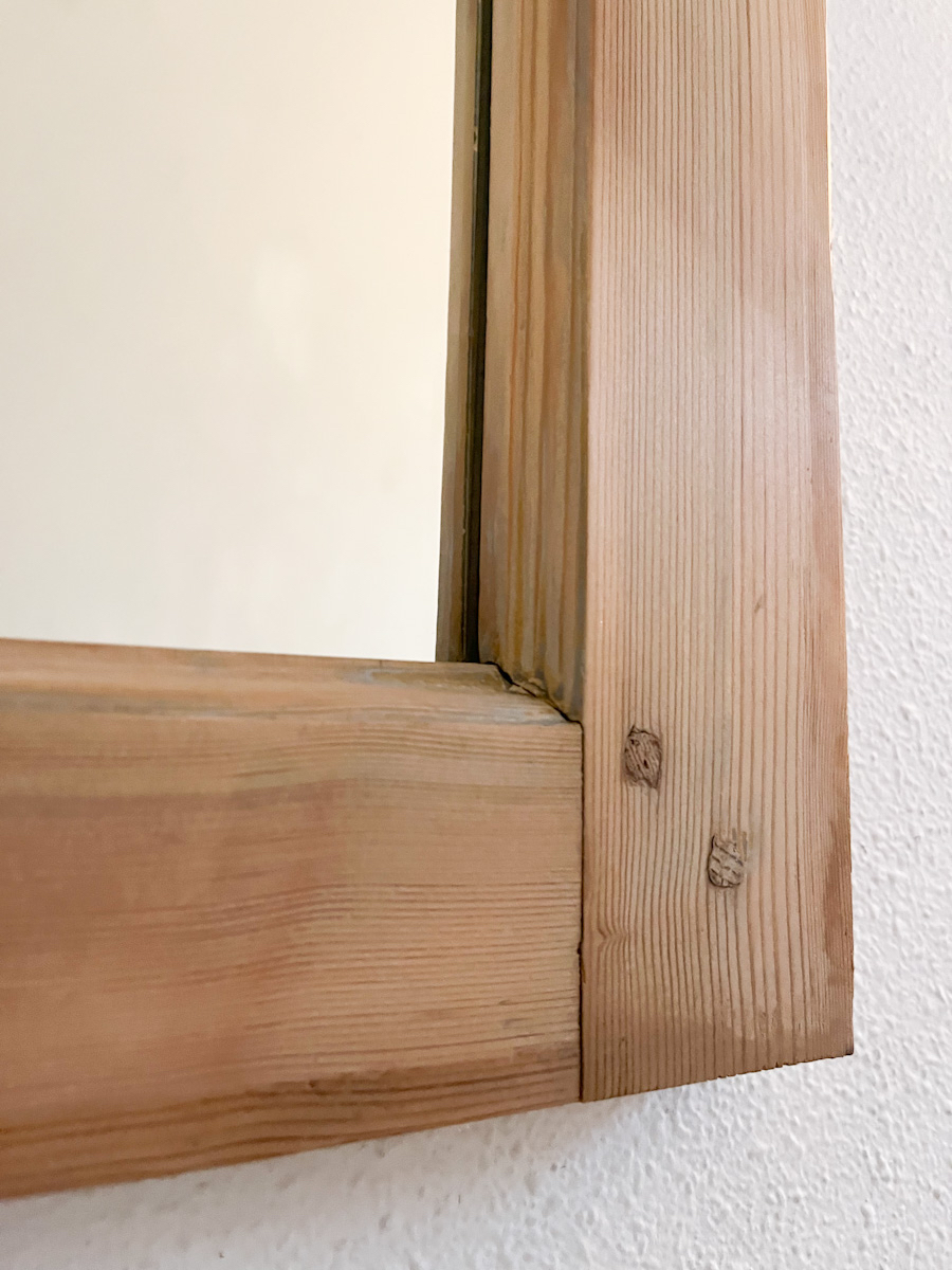  France antique pine bleach do frame mirror / marks lie apparel interior ko-tine-to store furniture interior construction space shop design mirror 