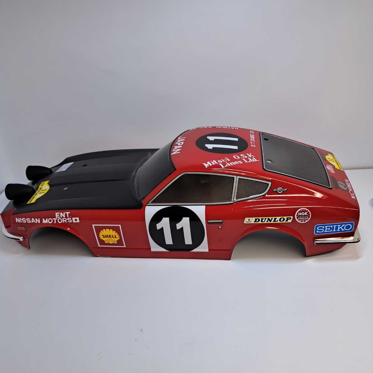RC ラジコンボディ タミヤ 1/10 フェアレディ240Z ラリー仕様 RC ラジコンボディ タミヤ 1/10 フェアレディ240Z ラリー仕様