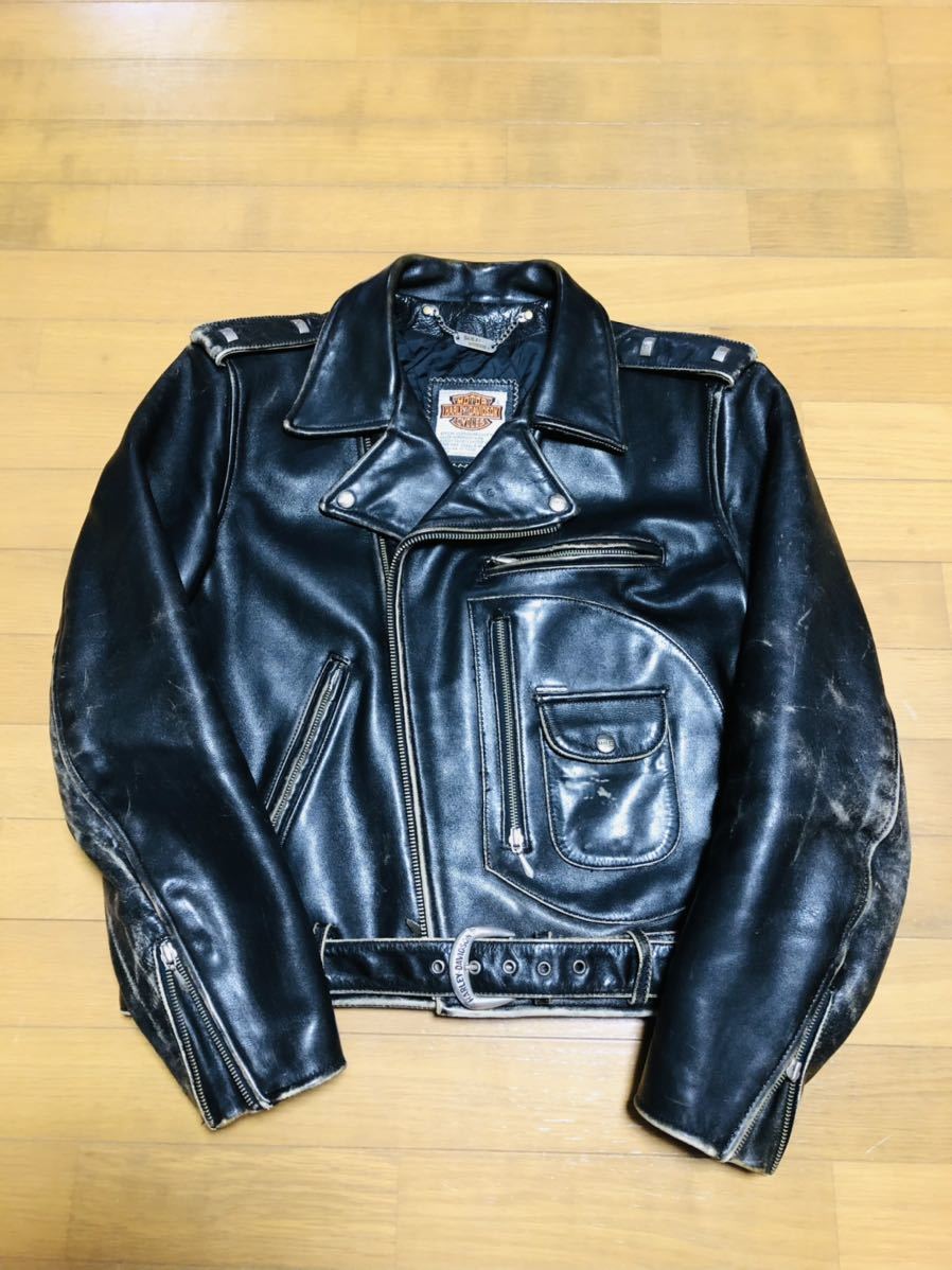 半額SALE/ ハーレーダビッドソン 革ジャン 42 ilam.org