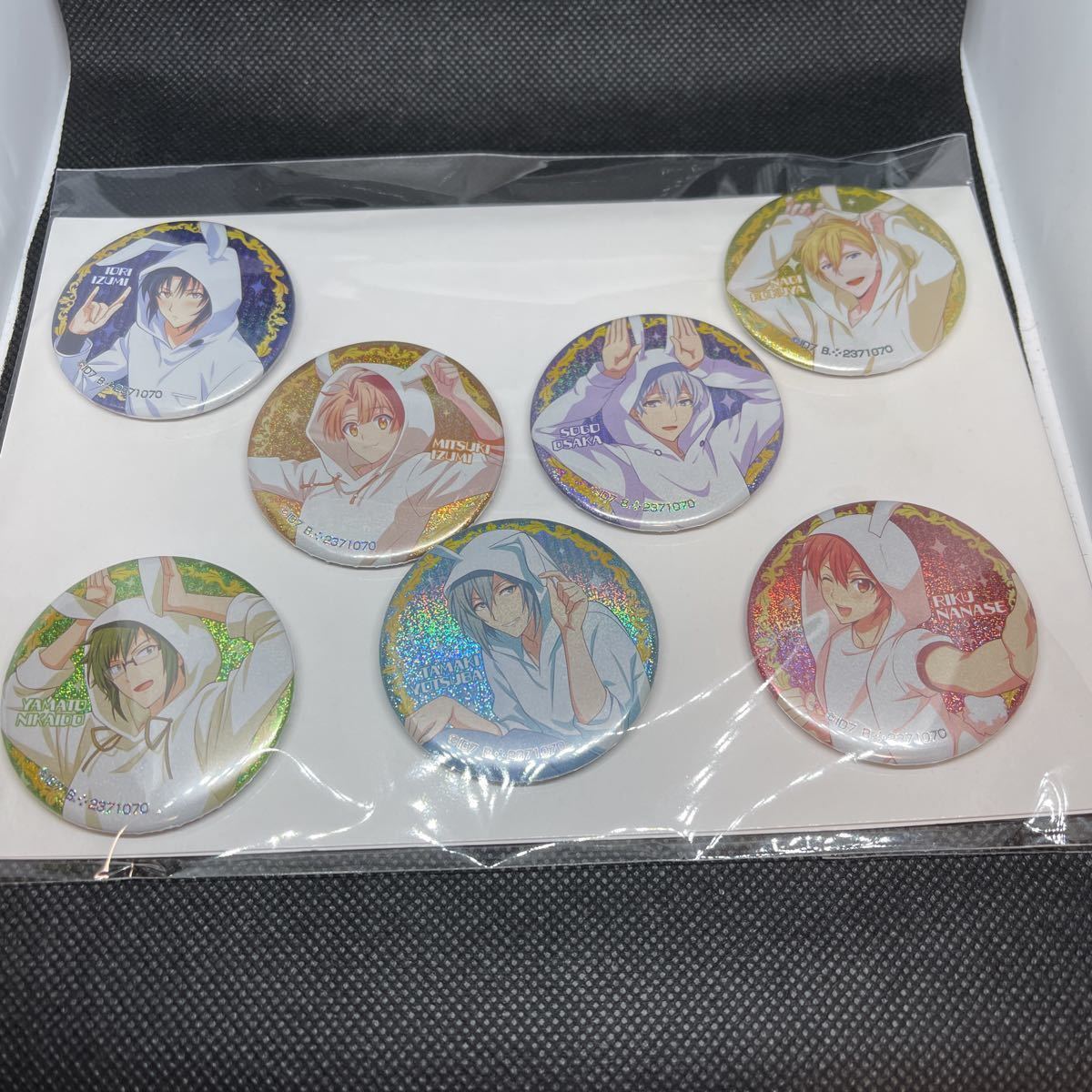  I dolishu seven tent gram can badge collection IDOLiSH7 set one woven Yamato three month ...nagi land I nana.. ear Parker 