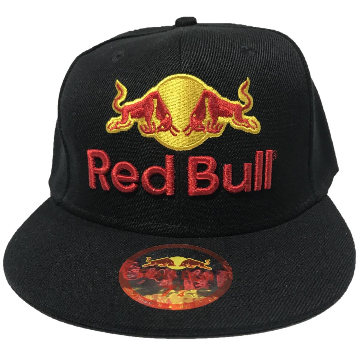 [並行輸入品] Red Bull レッドブル ロゴ ベースボールキャップ (ブラック) 7 1/4 (約57cm)_画像2