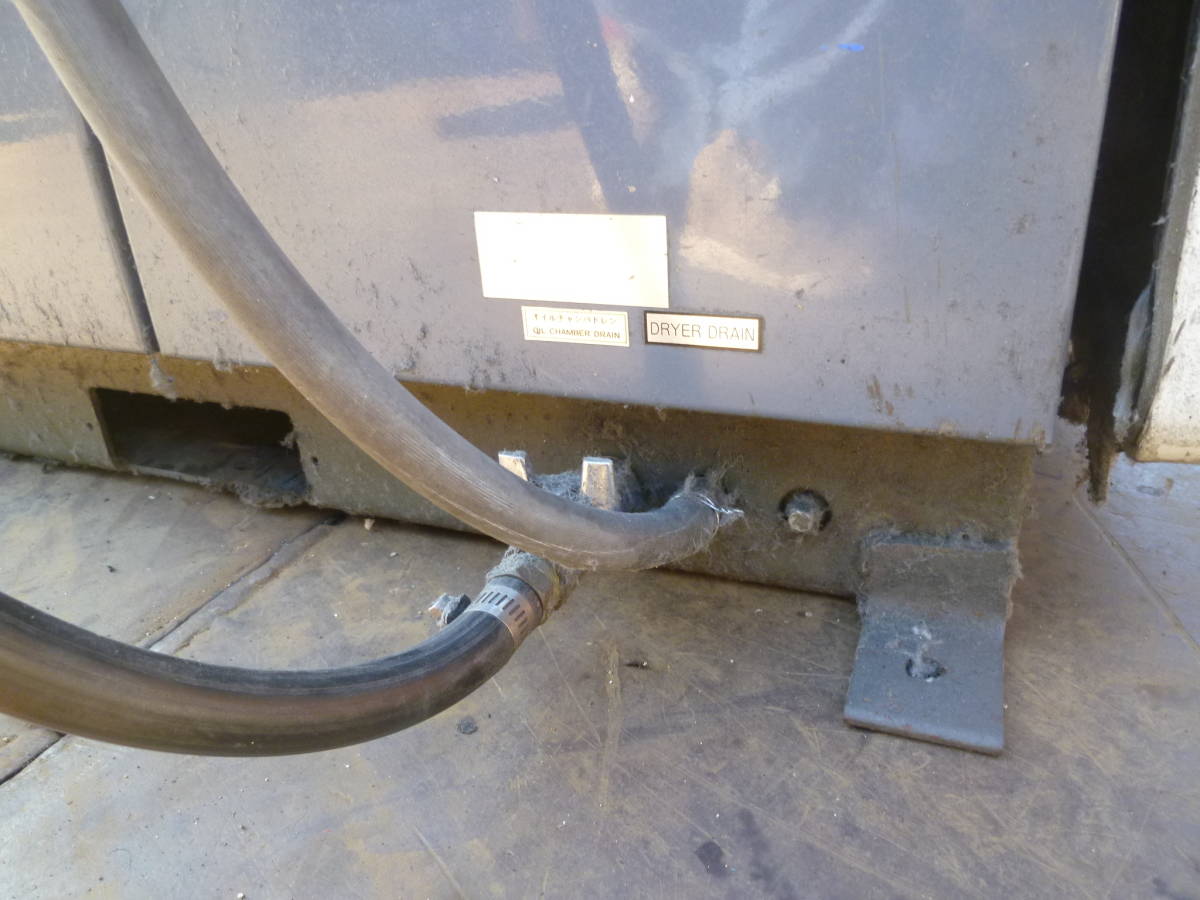 油谷 №2213 スクリューコンプレッサー 三井精機 Z156A 三相200V 油谷 №2213 スクリューコンプレッサー 三井精機 Z156A 三相200V