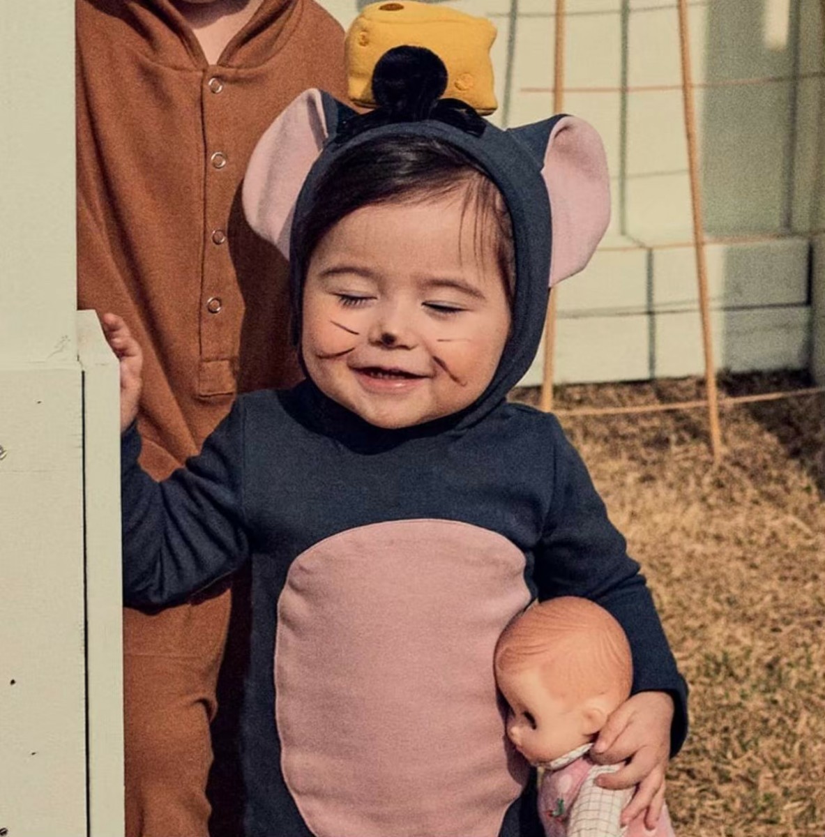 ミッキー風 ベビー 子供 コスプレ ハロウィン 仮装 子ども ロンパース　90