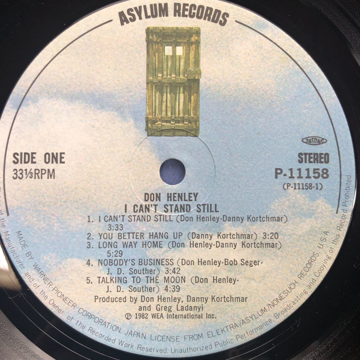 ドン・ヘンリー Don Henley I Can’t Stand Still LP レコード 5点以上落札で送料無料O_画像4