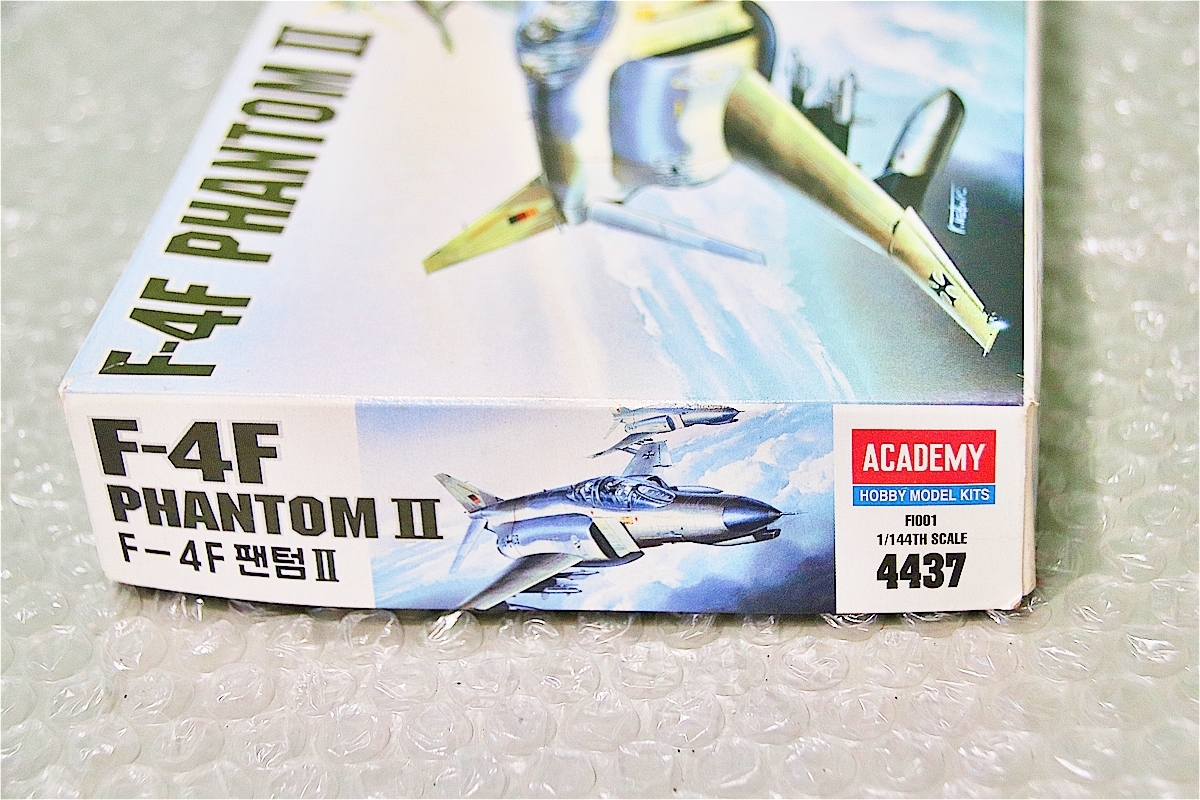 プラモデル アカデミー ACADEMY 1/144 F-4F ファントム2 PHANTOM2 飛行機 戦闘機 未組み立て 古い 昔の 海外プラモ_画像5