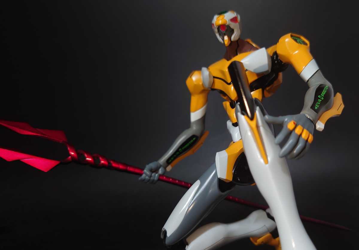 Bandai Neon Genesis Evangelion Новая театральная версия Active Human Evangelion Zero Longinus Spear Все нарисованные пластиковые модели связаны