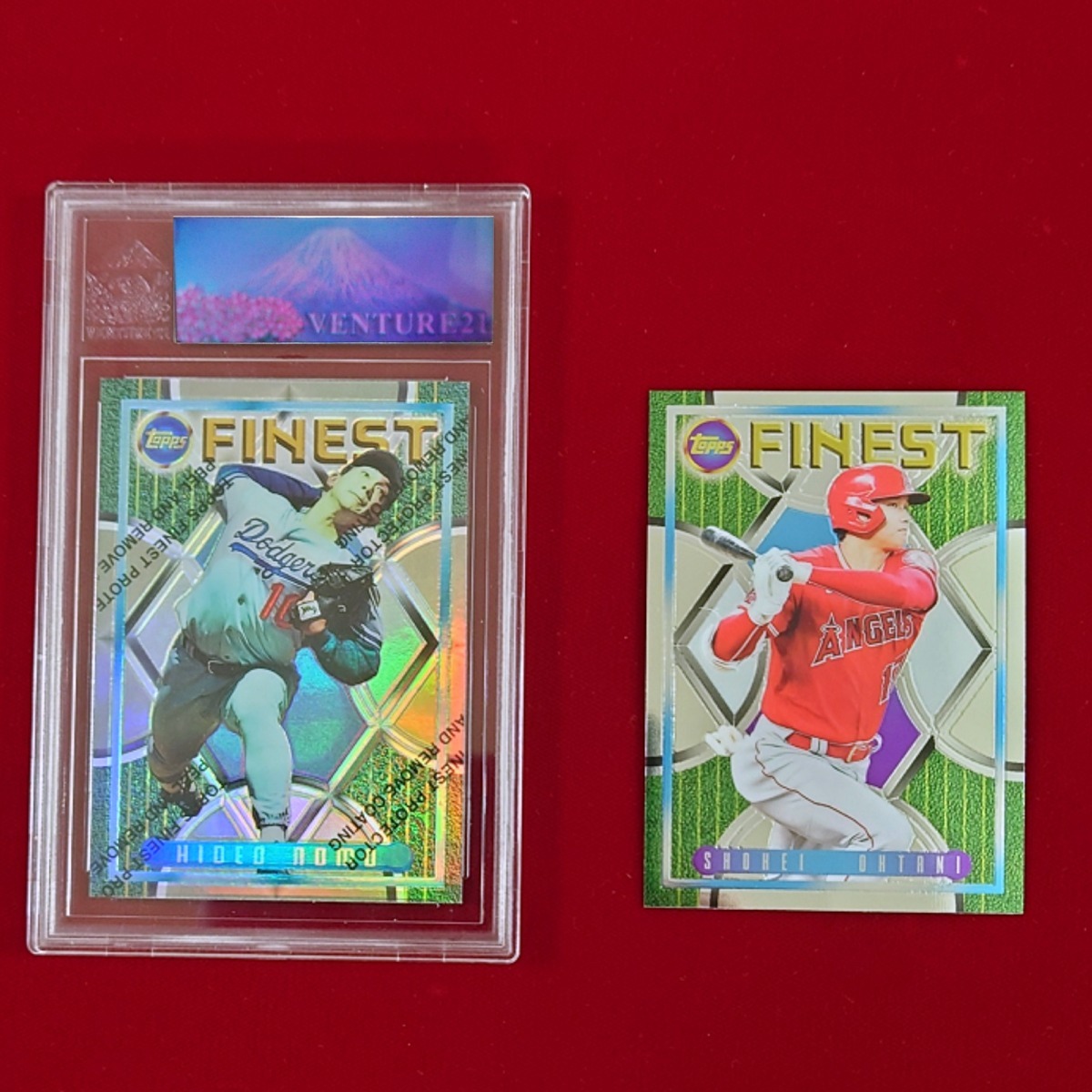 ◇【S. Ohtani + H.Nomo 2枚セット】2022 大谷 Topps Finest Flashback