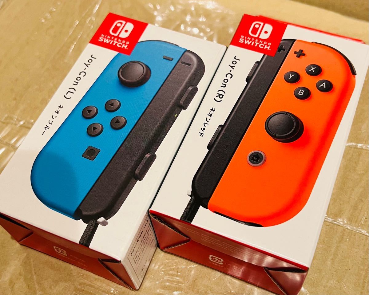 新品 未開封【Joy-Con(L)ネオンブルー】&【Joy-Con(R)ネオンレッド