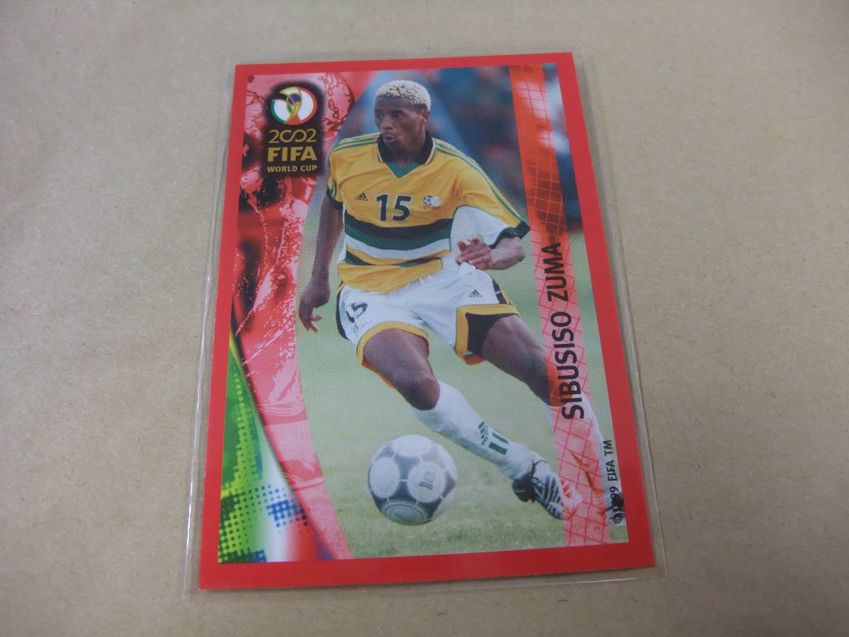 FIFA 2002 46 シブシソ・ズマ SIBUSISO ZUMA 南アフリカ カード サッカー ワールドカップ コカ・コーラ PANINI_画像1