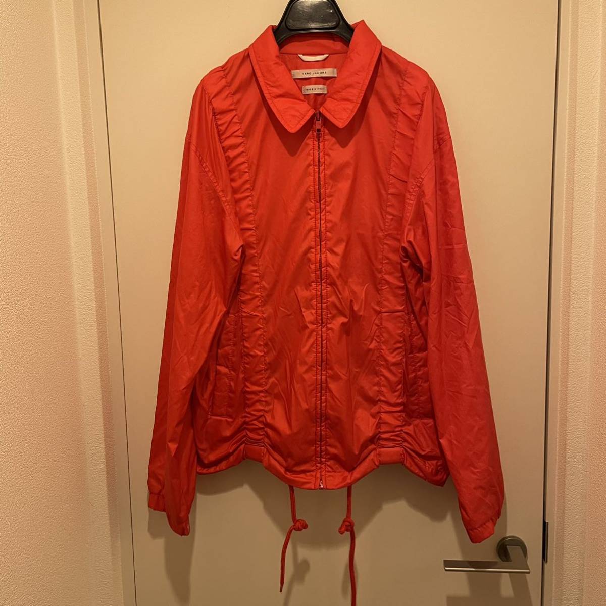 【メーカー包装済】 初期 00s マークジェイコブス jacobs marc 46サイズ オレンジ ナイロン ジャケット パラシュートシャツ 男性用 【メーカー包装済】 初期 00s マークジェイコブス jacobs marc 46サイズ オレンジ ナイロン ジャケット パラシュートシャツ 男性用
