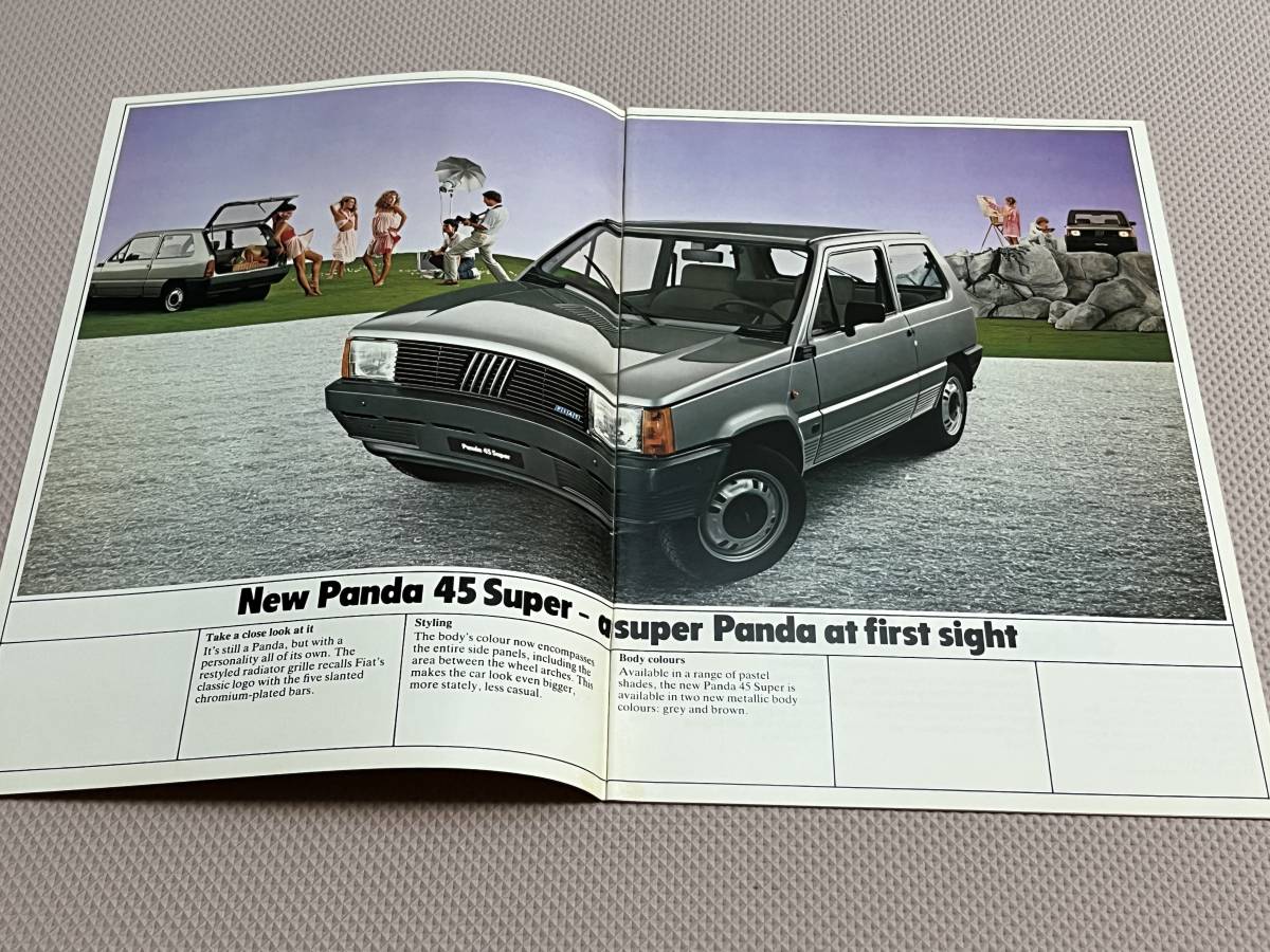  Fiat Panda English version catalog 1982 year FIAT Panda 30//45