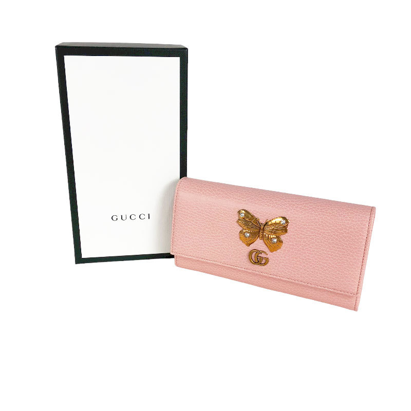 グッチ GUCCI コンチネンタルフラップウォレット 499359 ライトピンク