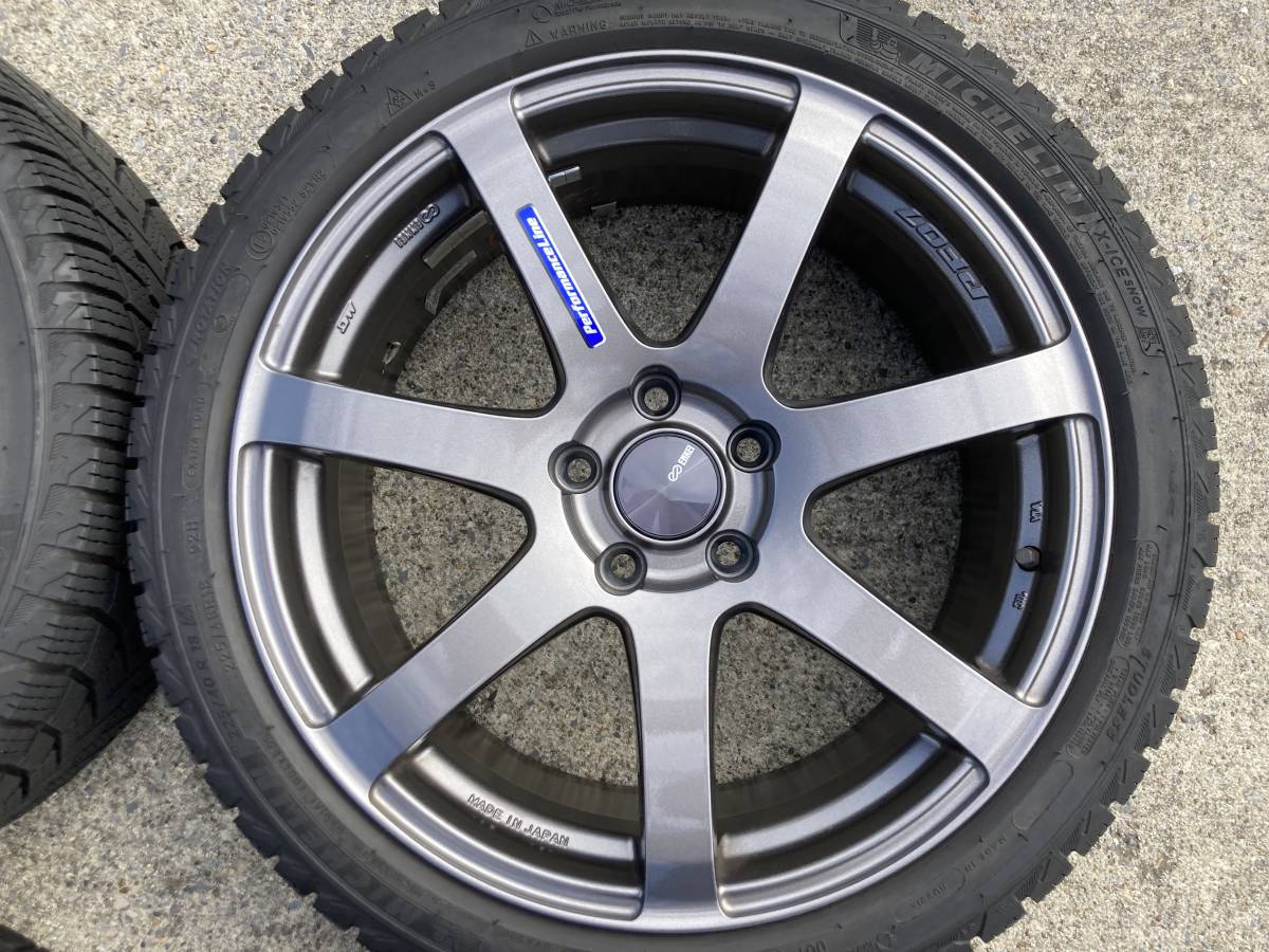 全日本送料無料 エンケイ PF-07 ホイール タイヤ 225/40/R18 8J+35