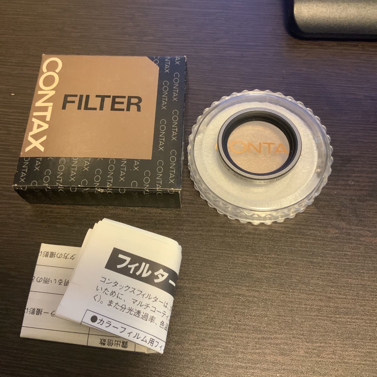 【未使用品・送料無料】CONTAX 30.5mm P-Filter コンタックス 純正 保護フィルター A2(81B)MC [TVS / TVS II / T3 用]2_画像1