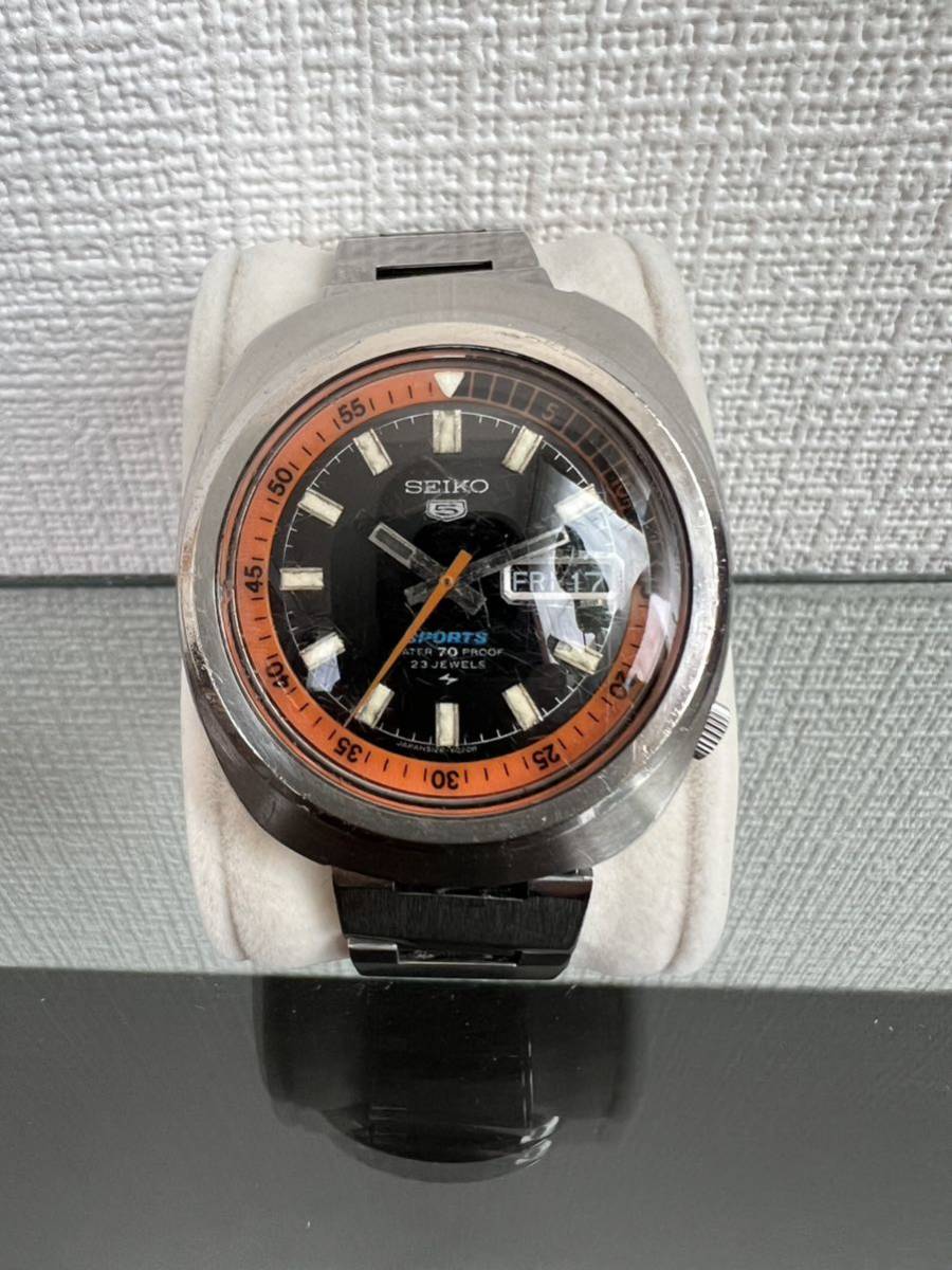 1969年 SEIKOセイコー スポーツ5 5126-6010 インナー回転 稀少 逸品