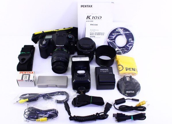 ○PENTAX ペンタックス K10D デジタル一眼レフカメラ デジカメ 付属品