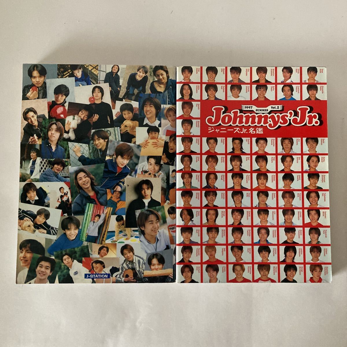 * free shipping * Johnny's Jr. name .1997 Summer vol.2 1997 Winter vol.3 2 pcs. set * with defect vol.2. one part cut . taking . equipped photograph reference!GM10