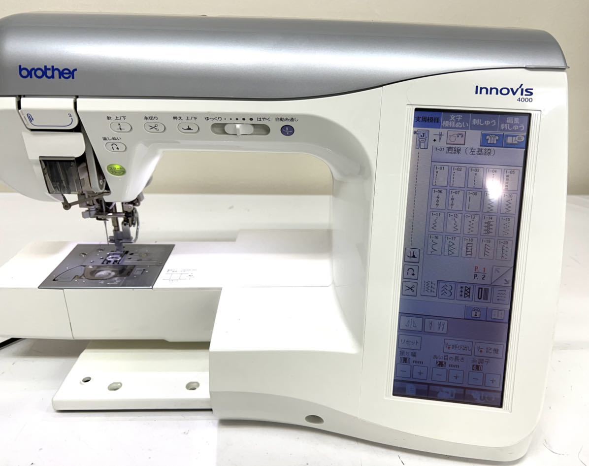 Brother ブラザー Innovis イノヴィス 4000 刺繍 刺しゅう ミシン 在庫価格 ★安心の保証付き★ ブラザー イノビス4000 刺繍機付き コンピューターミシン その他