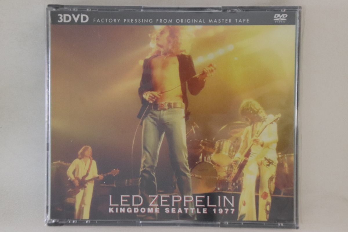 3discs DVD Led Zeppelin Kingdome Seattle 1977 HCD00234 HERCULES プロモ /00330_画像1