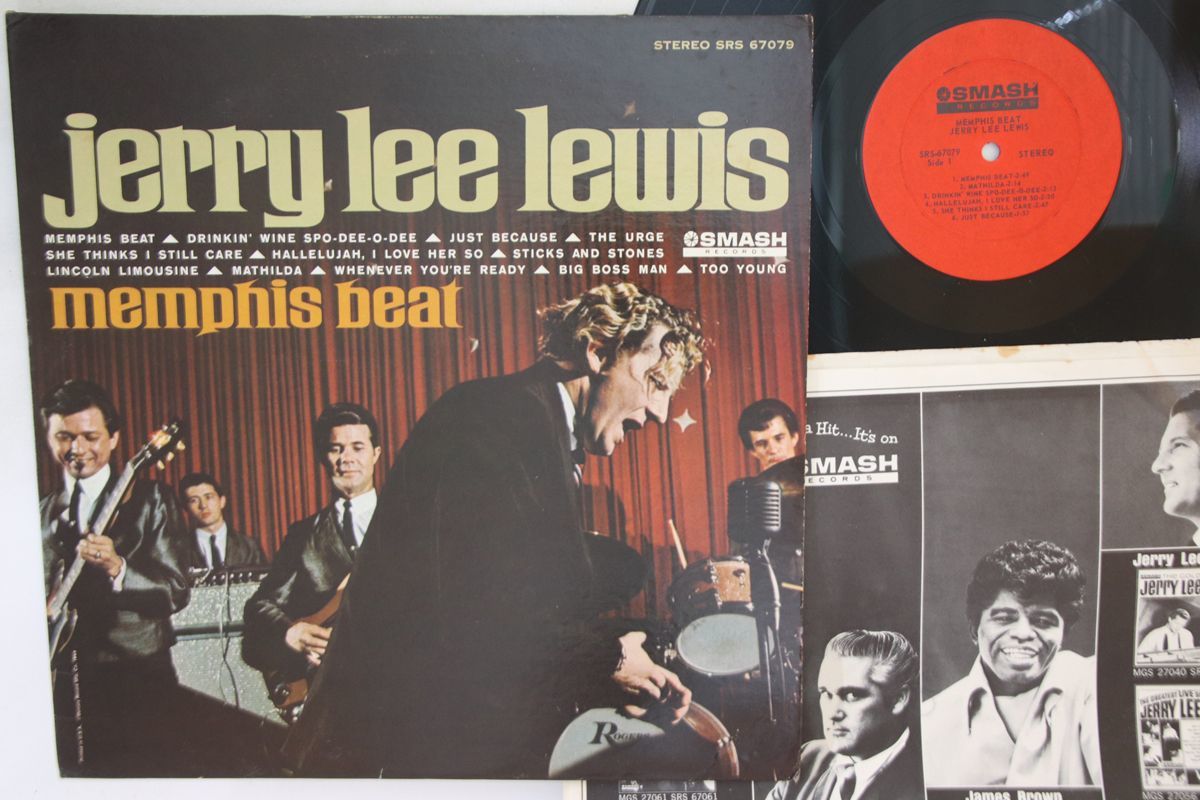 米LP Jerry Lee Lewis Memphis Beat SRS67079 SMASH /00260_画像1