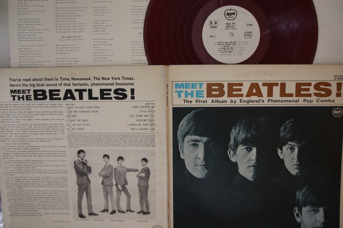 LP/GF Beatles Meet The Beatles! (- Promo, Red Vinyl) AP80011 APPLE Japan  Vinyl プロモ /00400