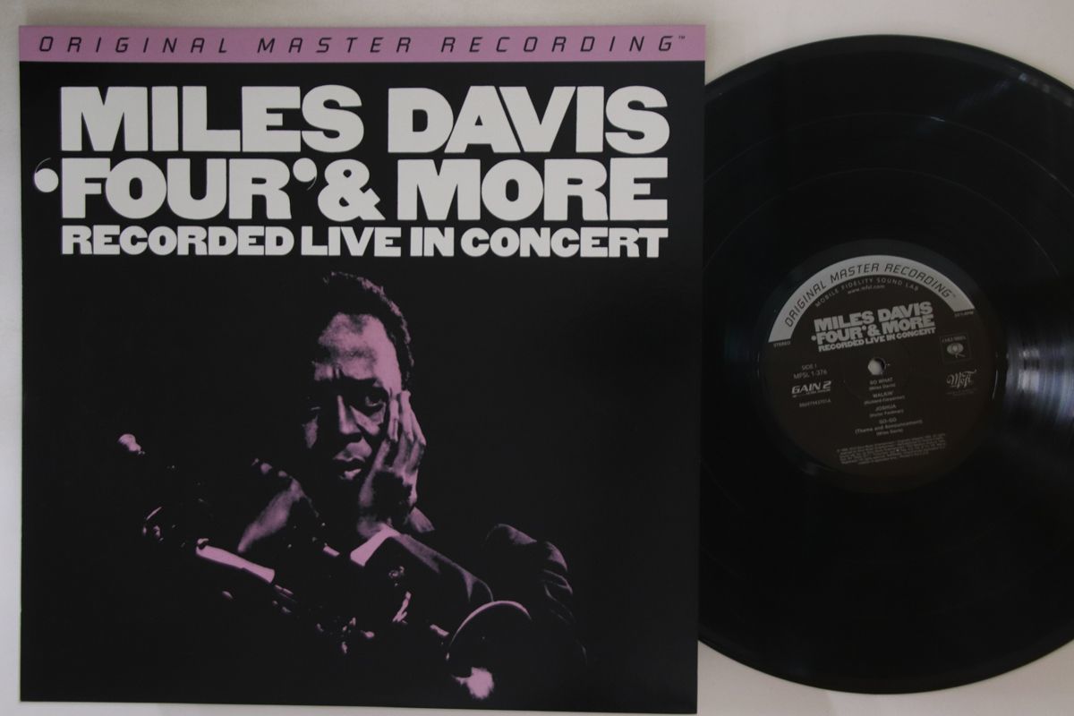 米LP Miles Davis Four' & More - Recorded Live In Concert MFSL1376 MOBILE FIDELITY SOUND LAB /00260_画像1