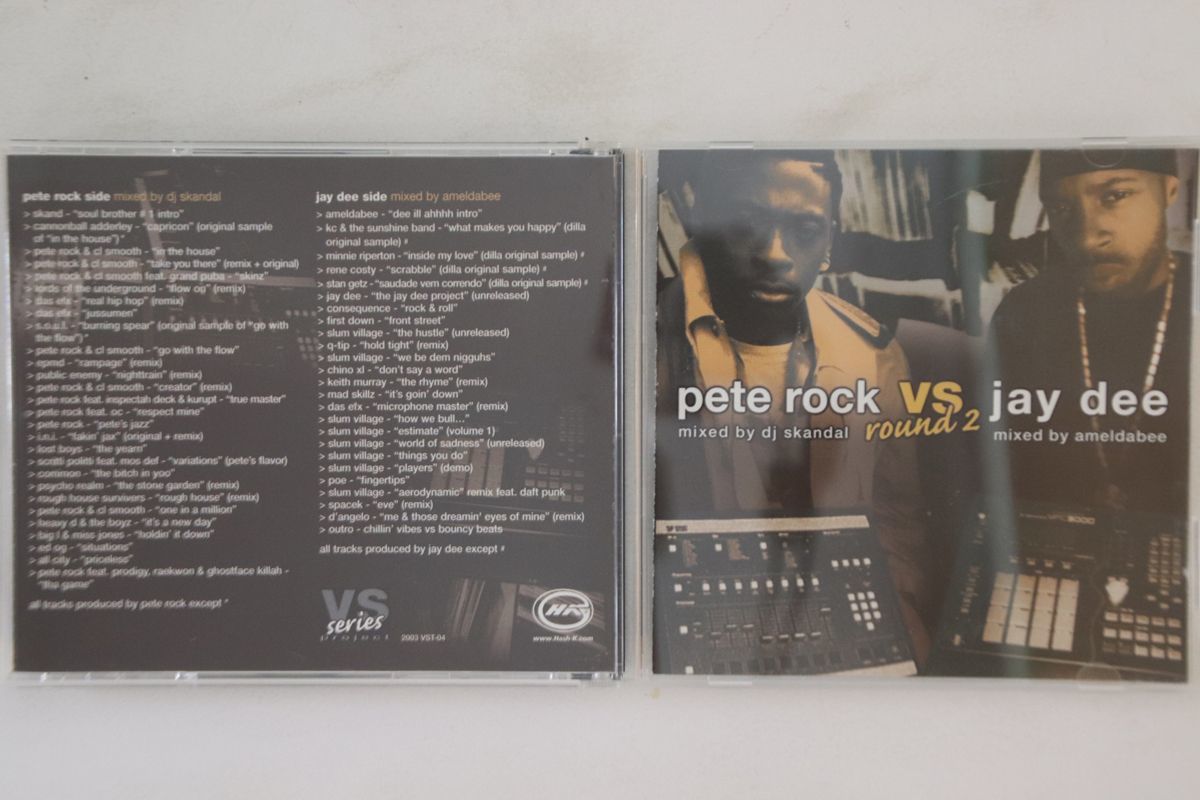 米CD Dj Skandal, Ameldabee Pete Rock Vs Jay Dee Round 2 VST04 HASH-K /00110_画像1