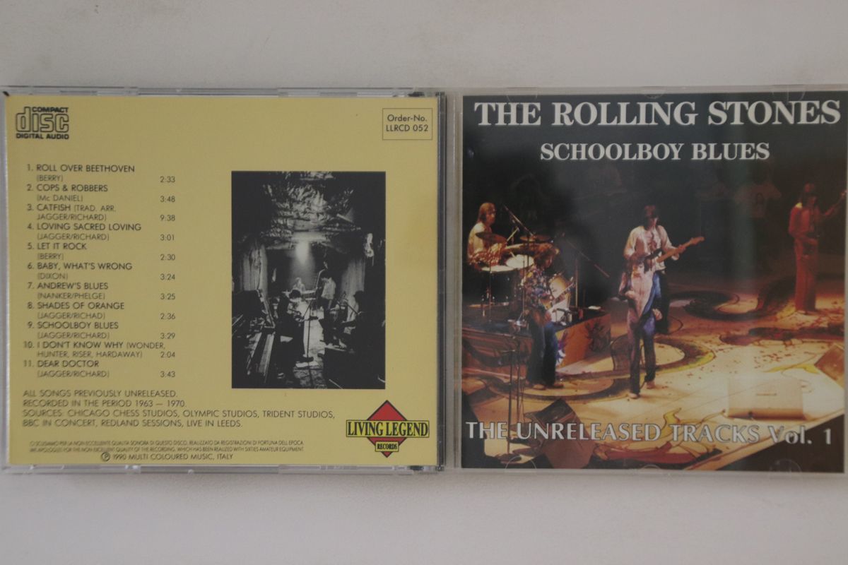 CD Rolling Stones Schoolboy Blues The Unreleased LLRCD052 LIVING LEGEND Italy /00110_画像1